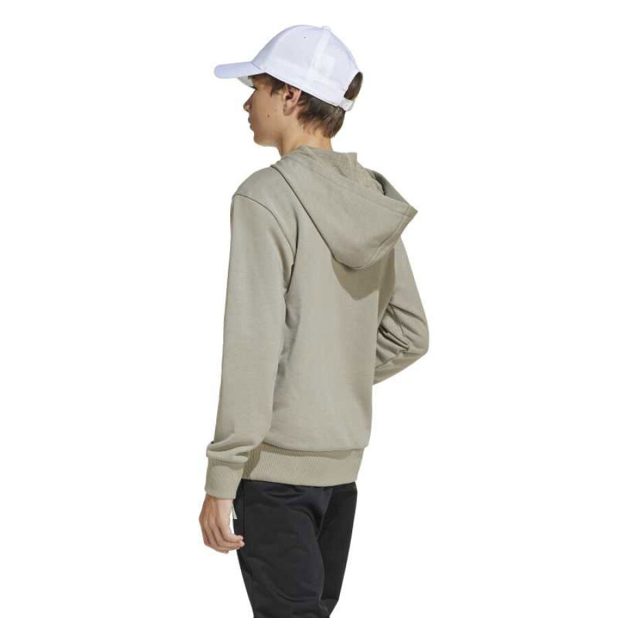 Canguro Infantil Adidas Essentials Jrs Beige Oscuro - Blanco