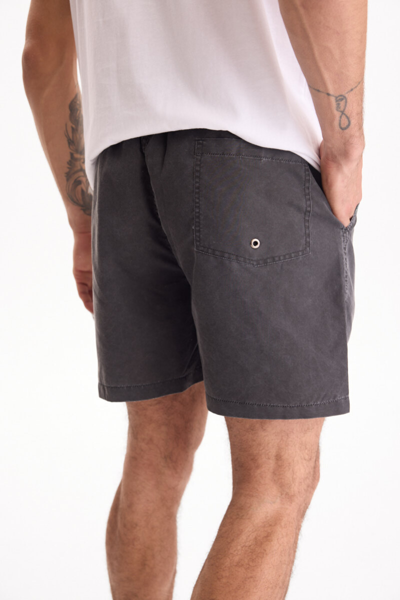 Short De Baño Marina Negro