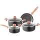 Batería de cocina 7 piezas NEGRO