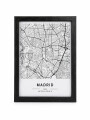 CUADRO MADRID NEGRO