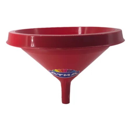 EMBUDO ATMA 30CM PLASTICO ROJO