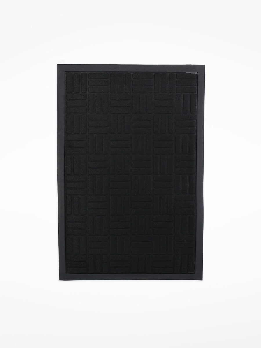 ALFOMBRA FIELTRO PARA PUERTA - NEGRO 