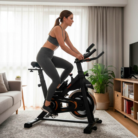 Bicicleta Spinning Expert Fitness The Beast 18kg Gym002018