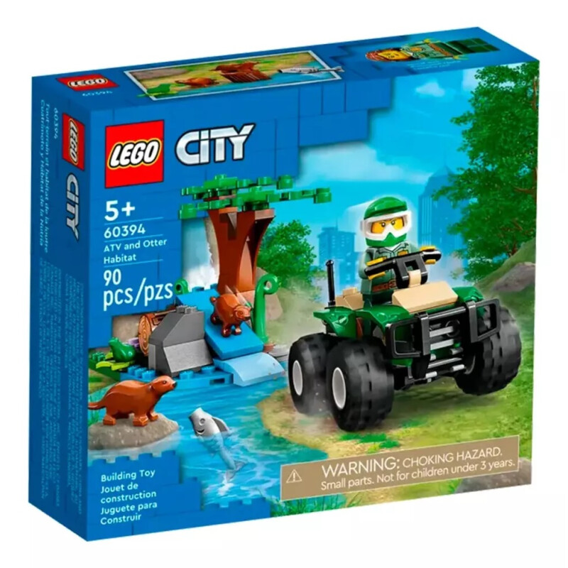 Aventuras Lego Quad Y Habitat De La Nutria 90pcs 60394 Aventuras Lego Quad Y Habitat De La Nutria 90pcs 60394