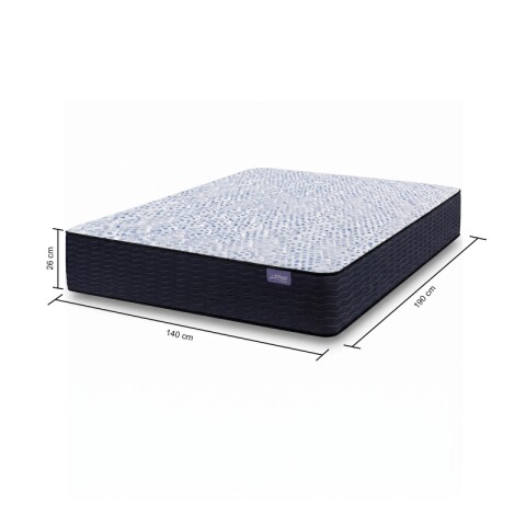 Colchón de Espuma LINEA DORADA 2 Plazas 140 x 190 x 26 - Hasta 130Kg Colchón de Espuma LINEA DORADA 2 Plazas 140 x 190 x 26 - Hasta 130Kg
