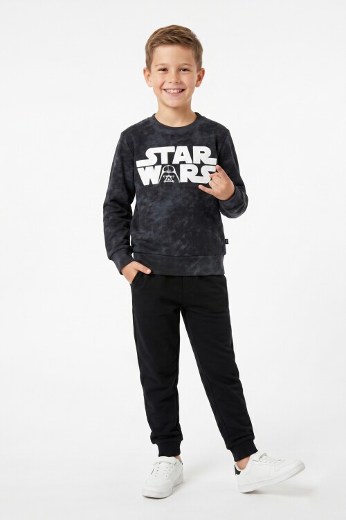 Buzo frisa m/l niño STAR WARS NEGRO