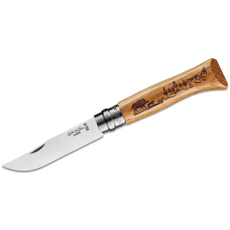 Navaja Opinel Animalia Jabalí N°8 Acero Inoxidable Navaja Opinel Animalia Jabalí N°8 Acero Inoxidable