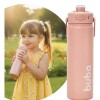 Botella termica BUBA 600ml rosado