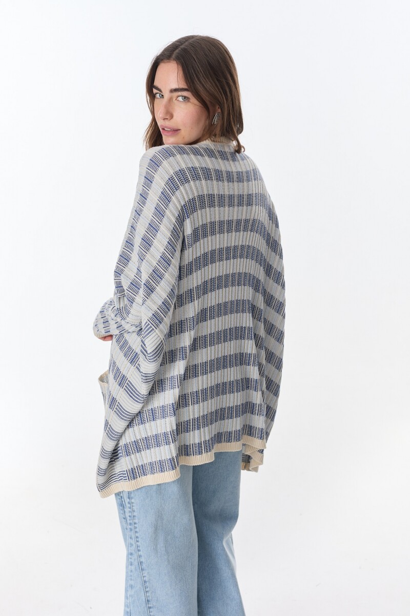 Sweater Tropea Azul/Celeste