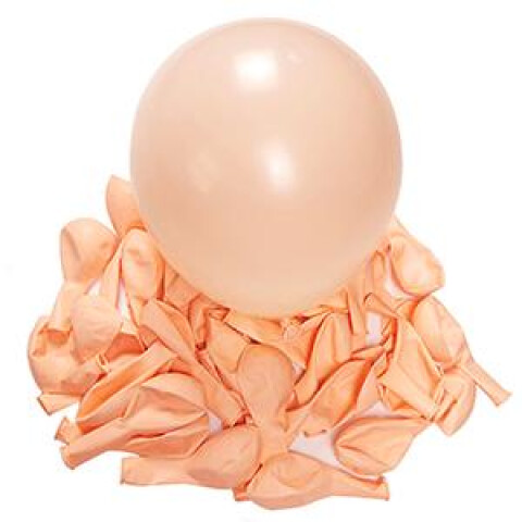 Globo Pastel x50 Und Fessta Durazno