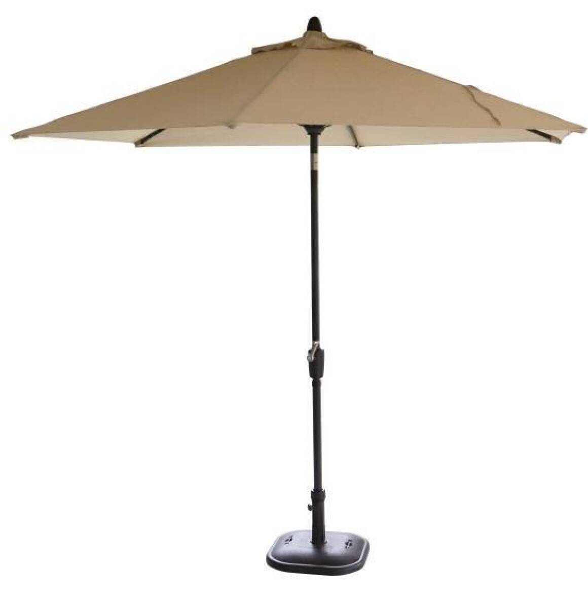 Sombrilla De Jardín Premium 2.70 Mts Articulada Beige 