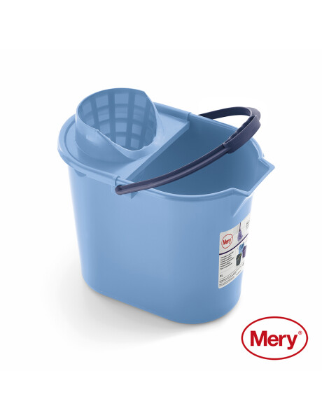 BALDE C/ESCURRIDOR 12L CELESTE MERY. 34x25x29CM BALDE C/ESCURRIDOR 12L CELESTE MERY. 34x25x29CM