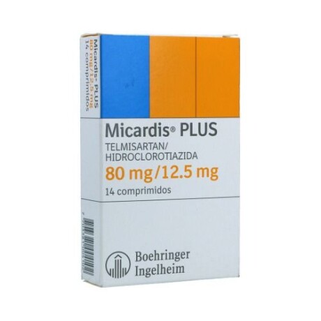 MICARDIS PLUS 80/12.5 MG X 14 COMPRIMIDOS MICARDIS PLUS 80/12.5 MG X 14 COMPRIMIDOS