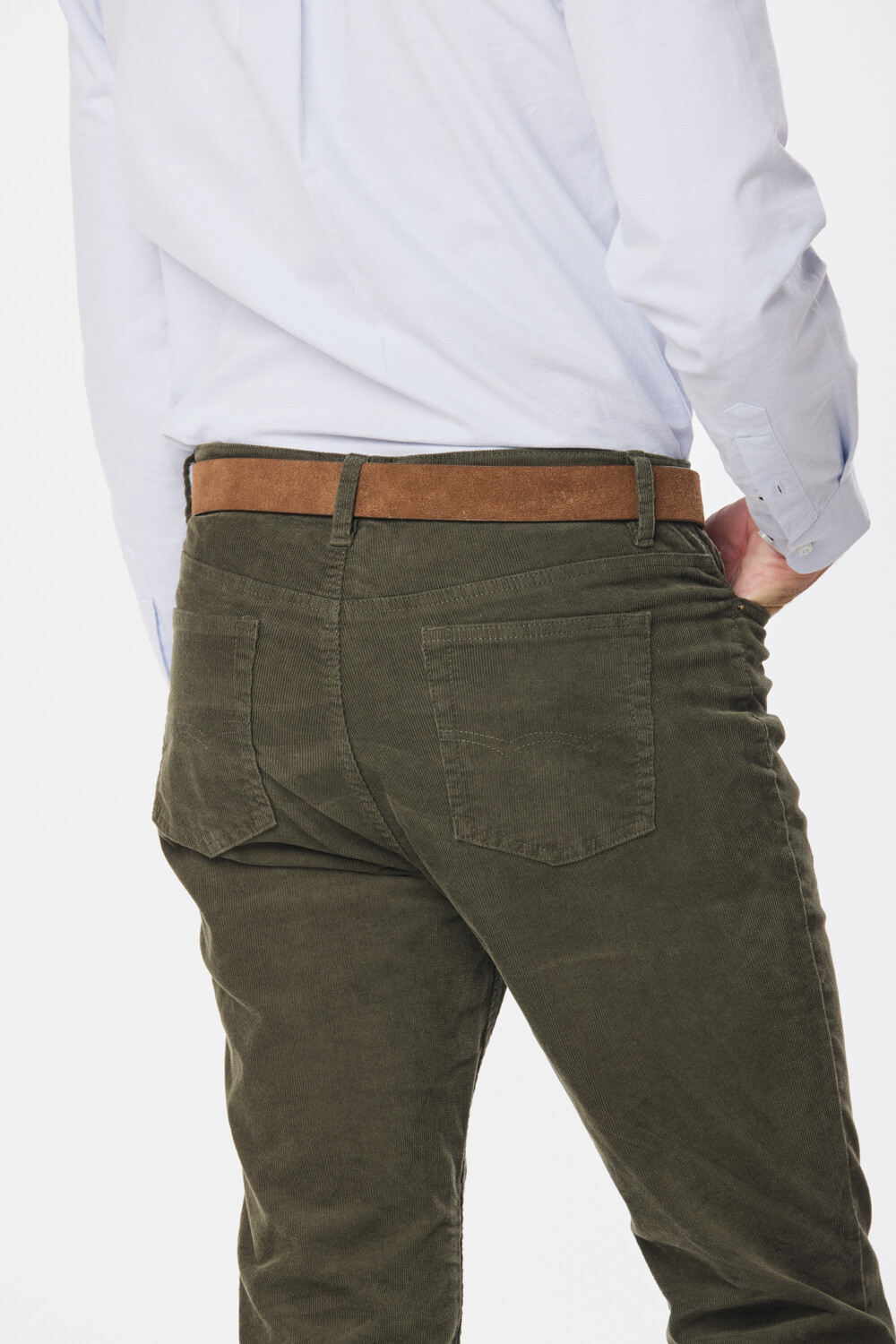 PANTALÓN DE PANA Verde