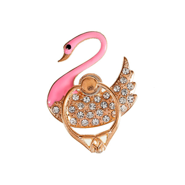 Anillo para celular diseño flamenco con brillos Anillo Para Celular Diseño Flamenco Con Brillos