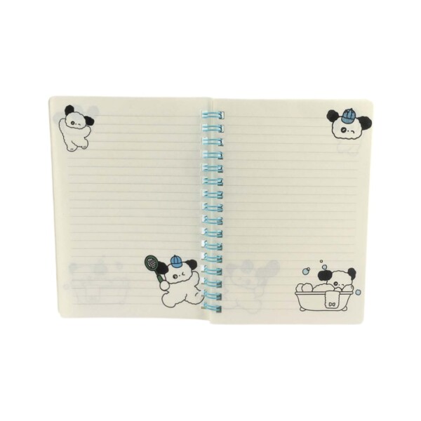 Libreta perrito holograma puff