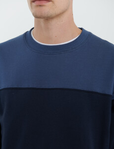 470916 SWEATER HARRY Azul Osc/piedra