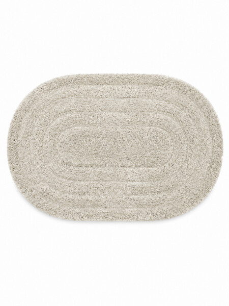 ALFOMBRA DE BAÑO OVAL COTTON BEIGE