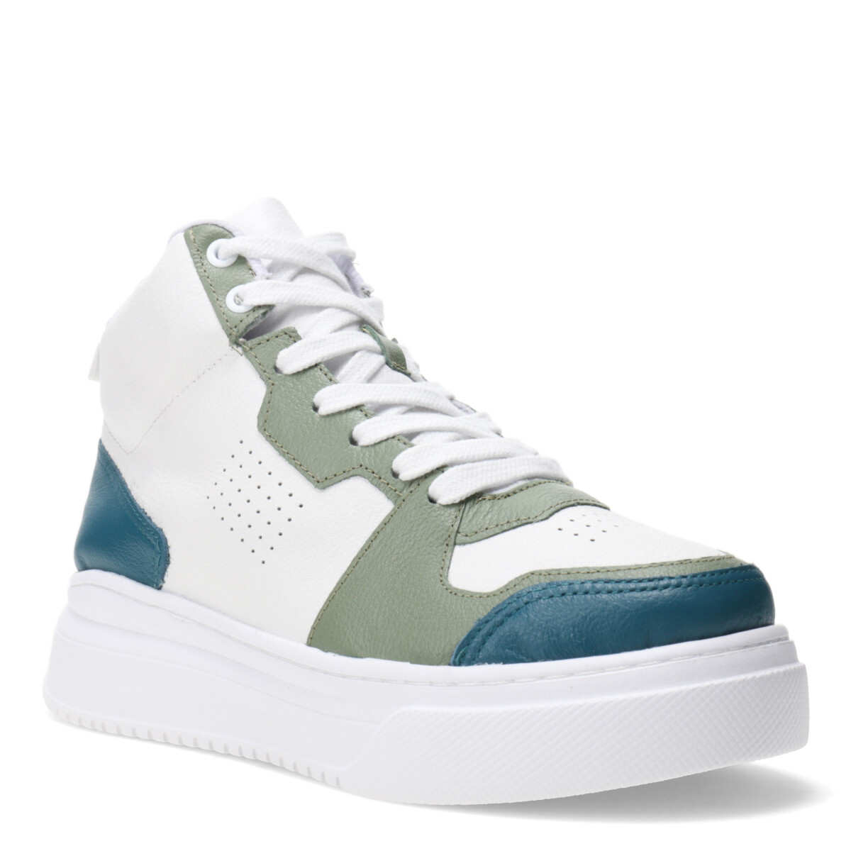 Deportivo Bota Bottero - Branco/verde/azul 