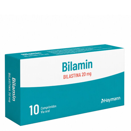 Bilamin 20mg 10 Comprimidos Bilamin 20mg 10 Comprimidos