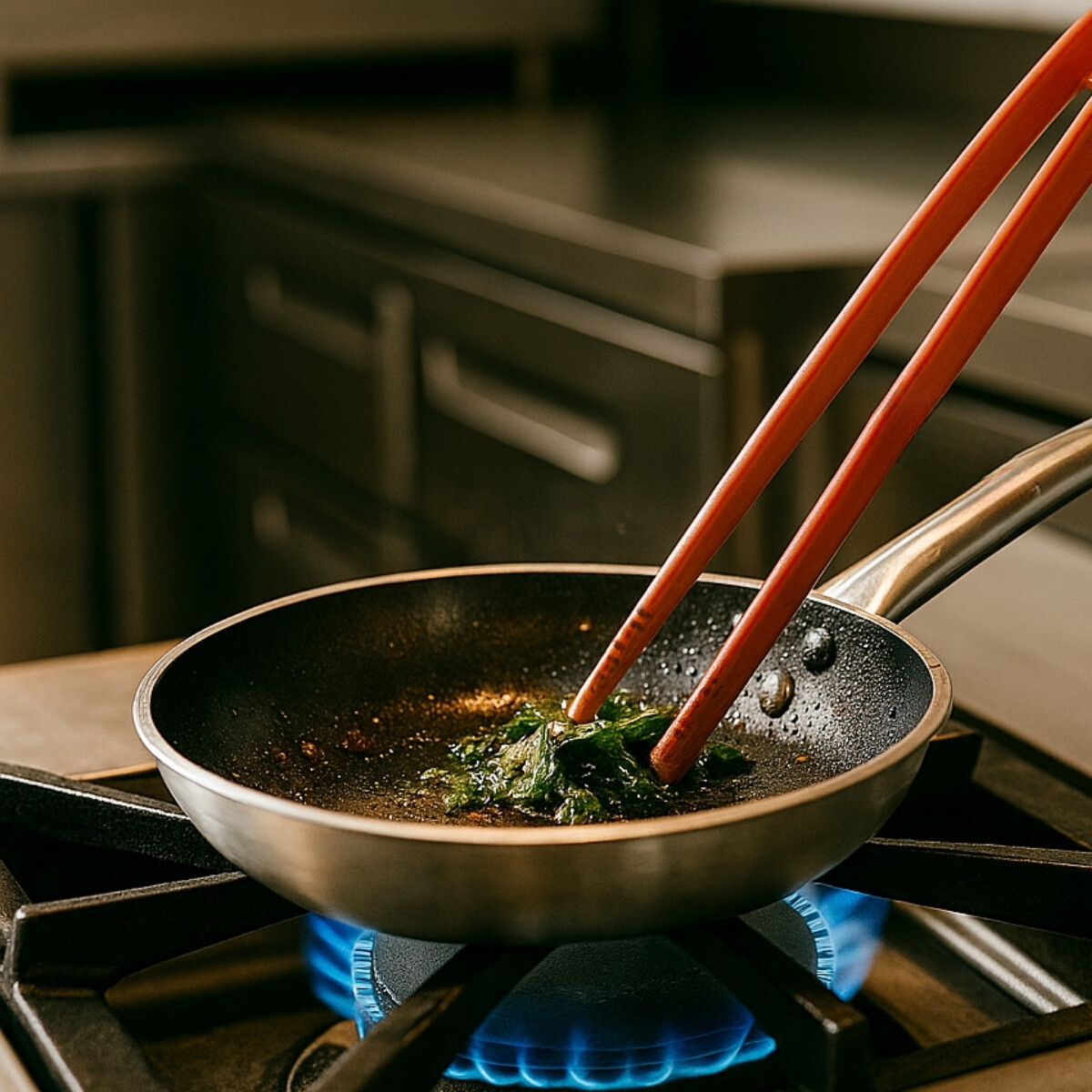 Pinza de Silicona 29cm alta temperatura 