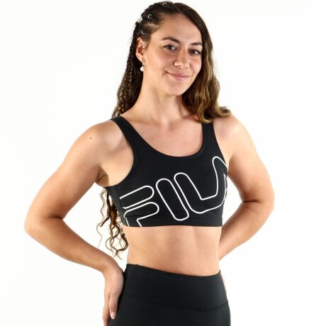 Top deportivo Fila Essential II Mujer Negro/blanco