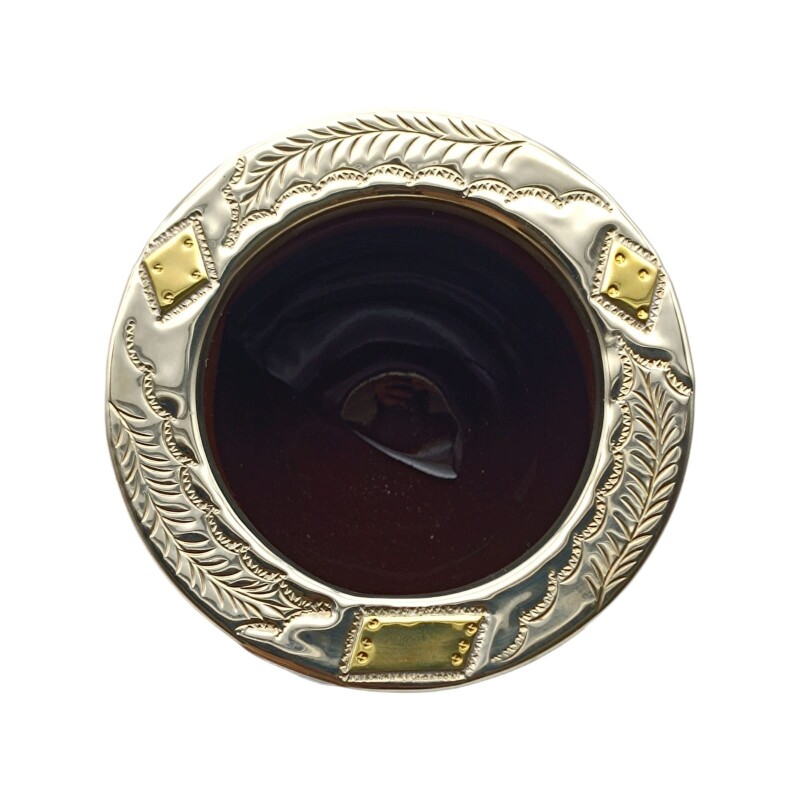 Mate Imperial con apliques en bronce - ALPACA - 53 negrouniforme
