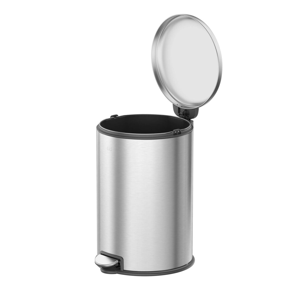 PAPELERA ACERO-INOXIDABLE GRIS EK9118MT