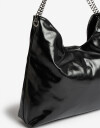 Shopper Navidad Shopper Efecto Satinado Negro - Negro