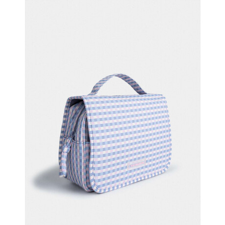 Portacosméticos ''in My Wellnes Era'' Estampado Geometrico