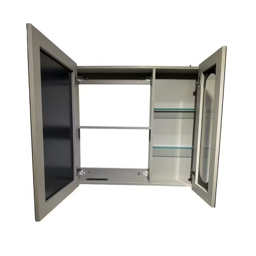 Espejo botiquín 75 cm Curve Verde DMC Espejo Botiquín 75 Cm Curve Verde Dmc