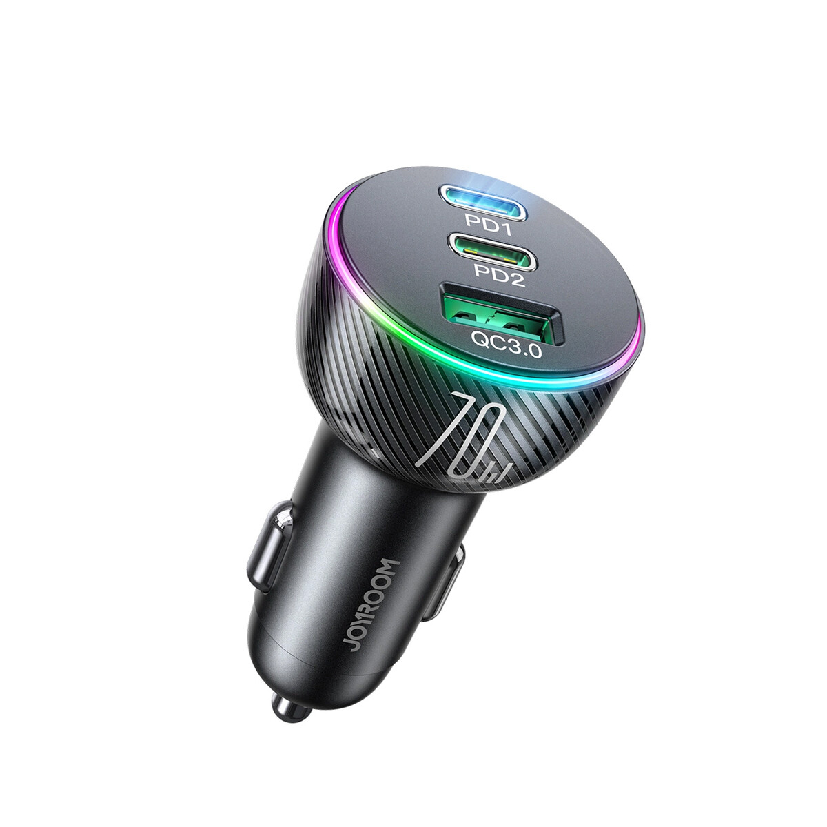 Cargador para auto Joyroom 70W 3 puertos color negro 