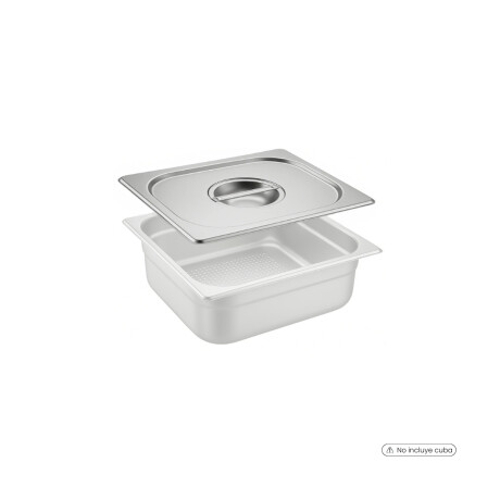 Tapa para Cuba GN 1/2 de Acero Inoxidable Tapa para Cuba GN 1/2 de Acero Inoxidable