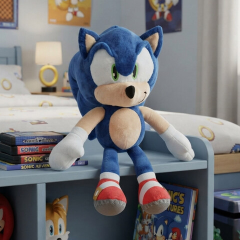 Peluche Infantil Sonic 40 cm U