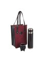 Set matero matera tipo bolso bordo