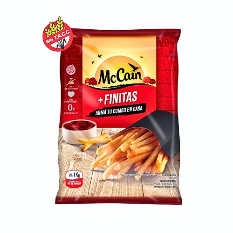 Papas fritas corte fino McCain - 1 kg Papas fritas corte fino McCain - 1 kg