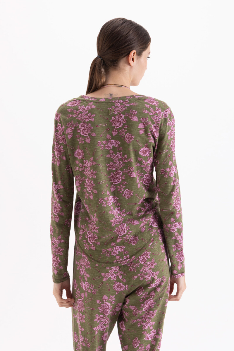REMERA HALEY Verde Militar