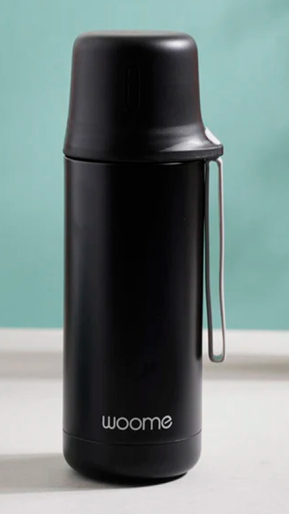 TERMO 500 ML ACERO INOXIDABLE NEGRO