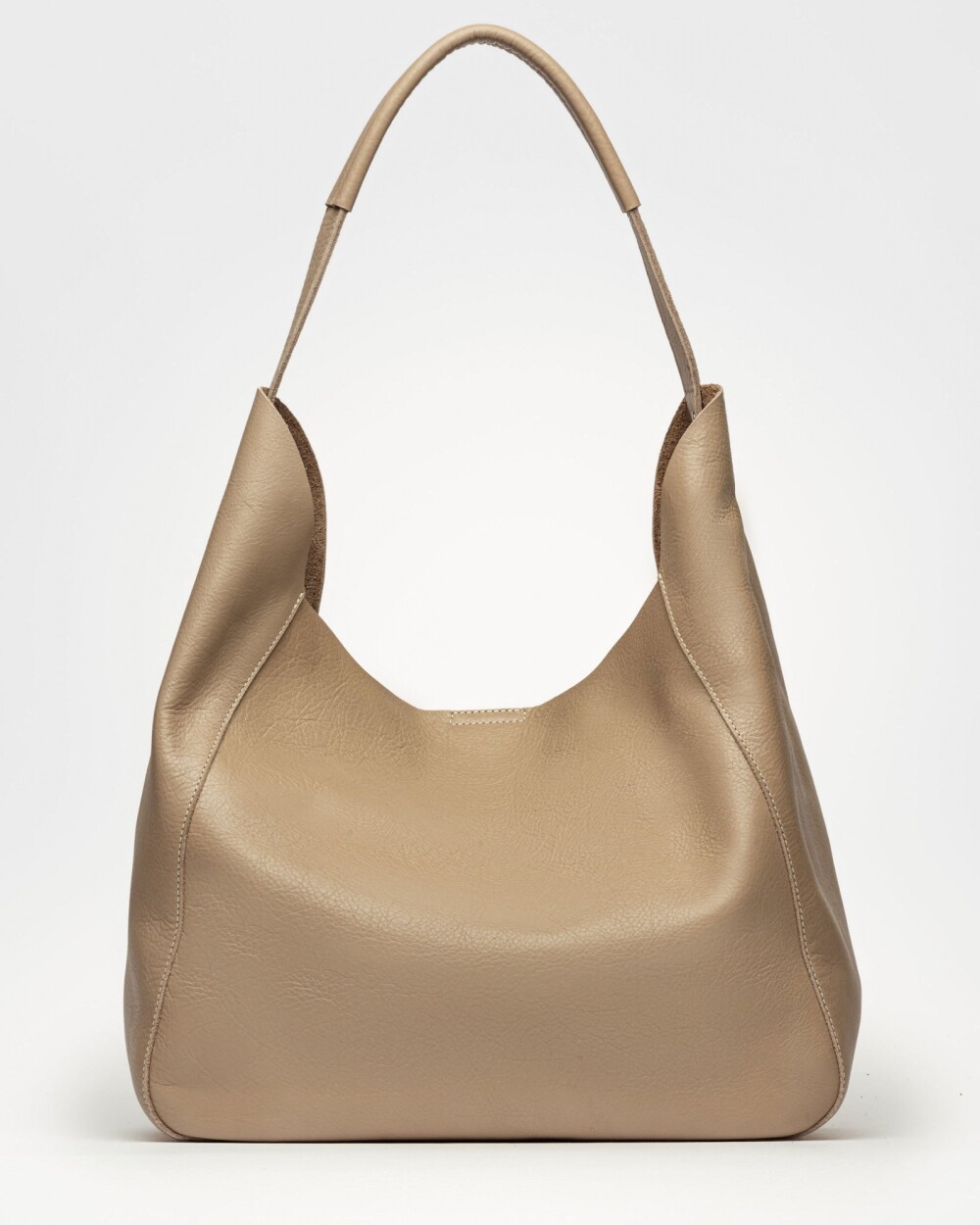 Bolso Dune en cuero graneado Vison