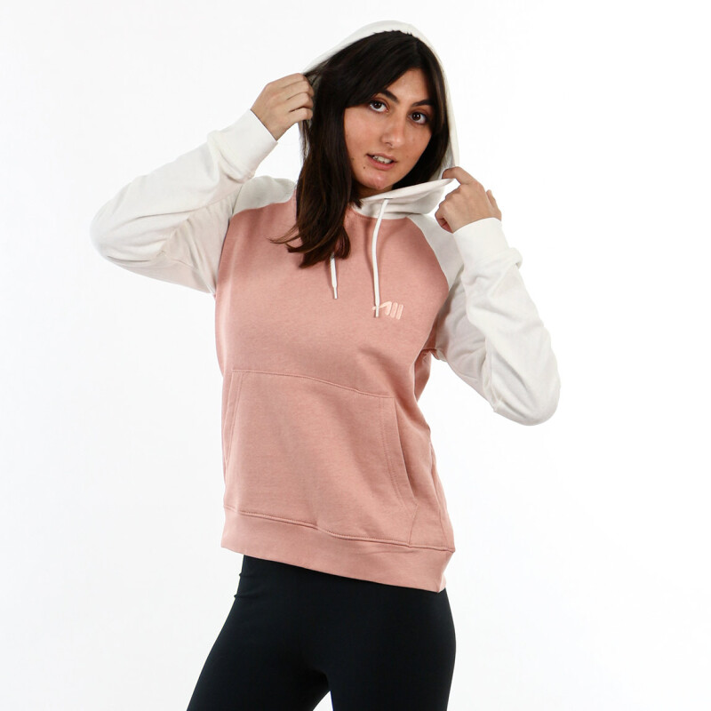 Austral Ladies Cotton Hoodie- Rose Tan/coconut Rosa Crema-coco