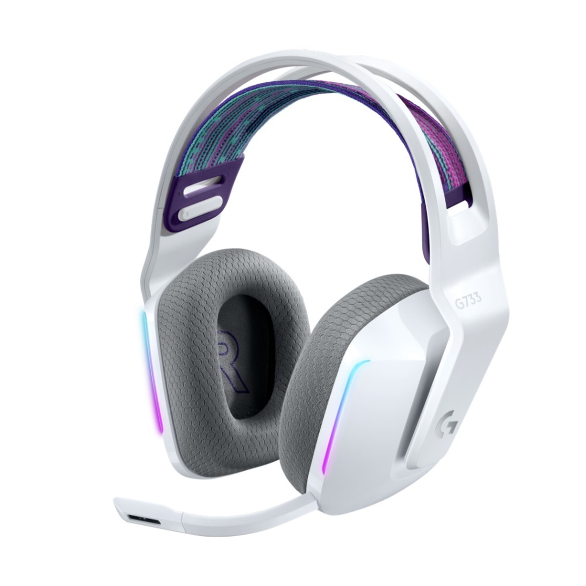 Auriculares Gamer Inalámbricos Logitech G733 Gaming Headset con Micrófono | RGB - Blanco 