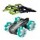 Set Juegos Control Remoto Auto Acrobacia 360 + Avión Combate Verde