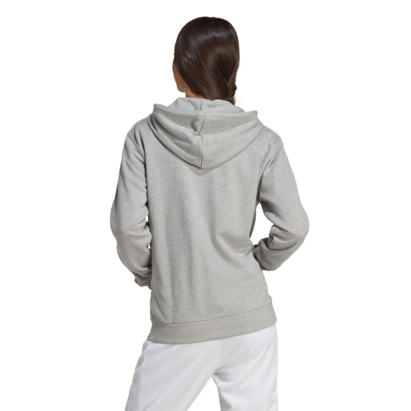 Campera Adidas Essentials de Mujer - IC9917 Gris Medio-blanco