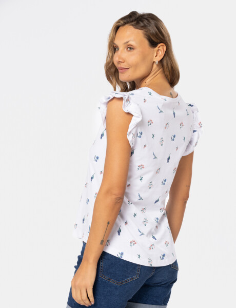 REMERA ESTAMPADA Blanco