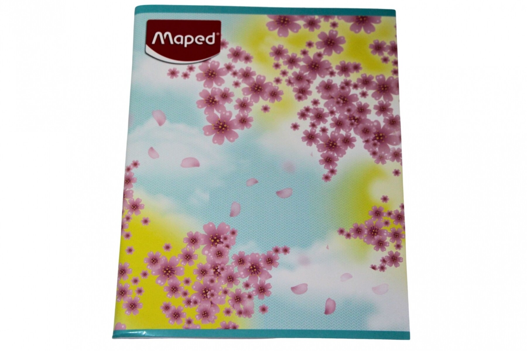 CUADERNO MAPED RAYADO DE 96 HOJAS - TAPA FLORES 