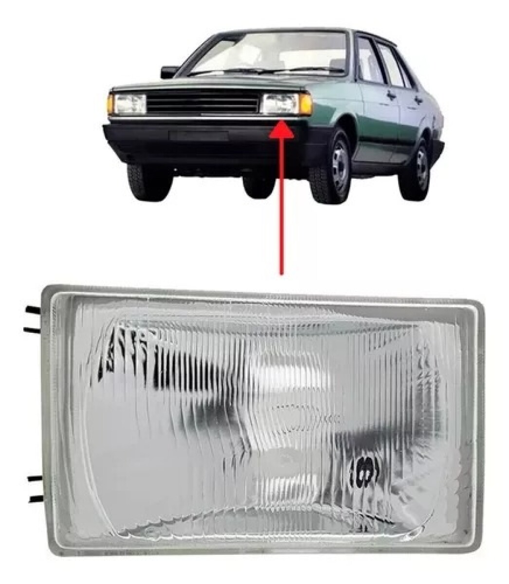 SEMIOPTICA IZQUIERDA GOL / AMAZON / PARATI / SAVEIRO G1 91/94 CIBIE (OUTLET) 