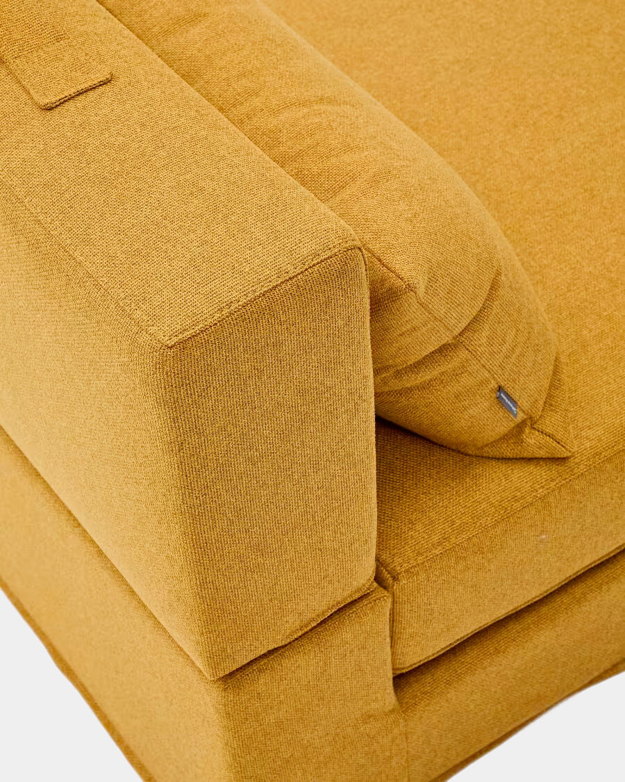 Puf cama convertible Arty mostaza 70 x 89 (200) cm Puf cama convertible Arty mostaza 70 x 89 (200) cm