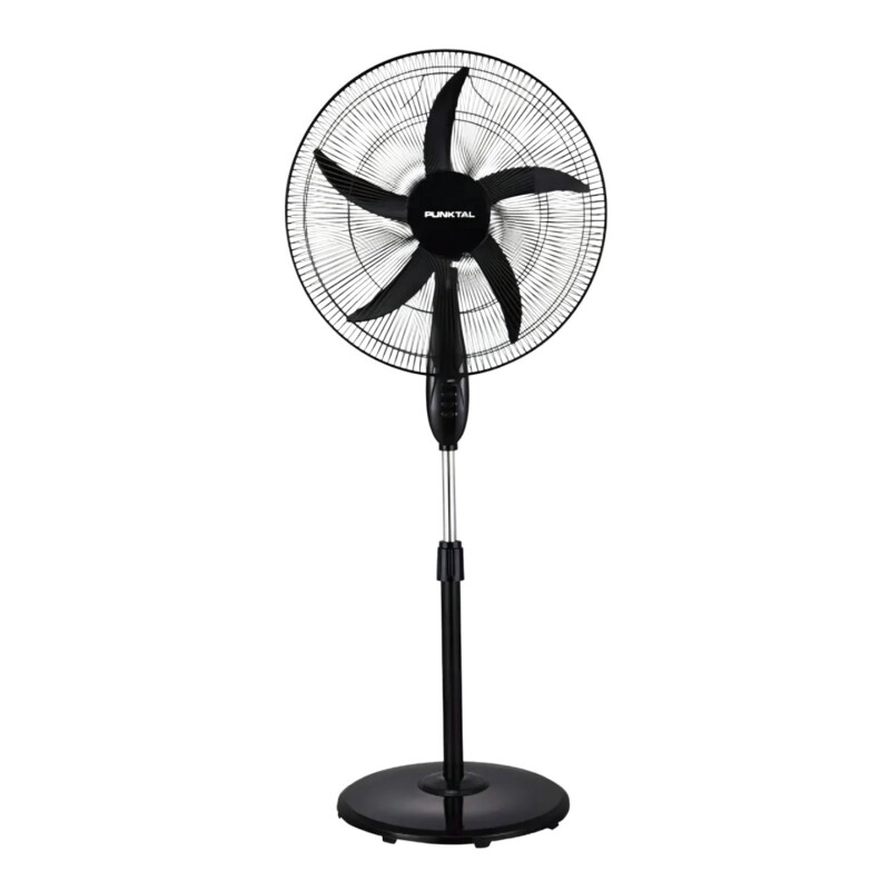 Ventilador de Pie Punktal con 5 Aspas 50cm Negro Ventilador de Pie Punktal con 5 Aspas 50cm Negro