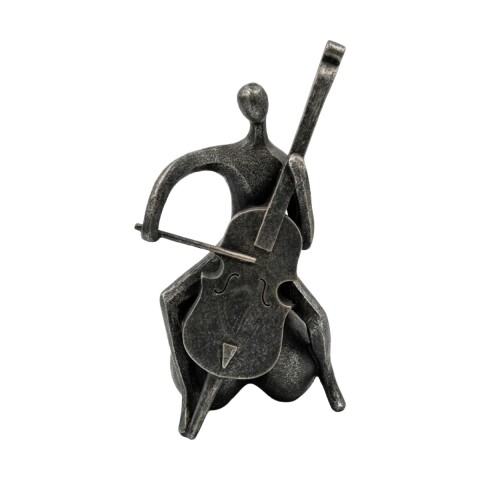 FIG CERAMICA VIOLINISTA 16X29CM Unica