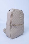 Mochila clásica capitoneada Beige